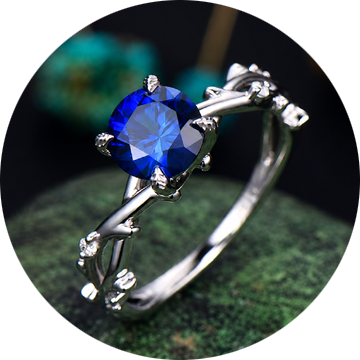 Blue Sapphire Engagement Rings